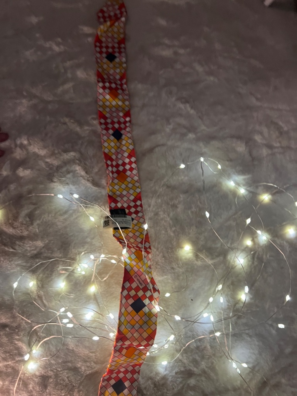 HERMES SILK COLLIERS ET CHIENS TWILLY ORANGE / GRIS BLEUTE - Picture 10 of 12